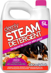 Cleenly Pet Steam Detergent for Steam Mops 5 litres - Citrus Splash - Designed -