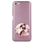 Coque rose pour Iphone 7 8 SE geisha japan anime