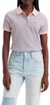 Levi's Women's Hm Polo Shirt, Badlands Stripe Potpourri, XS