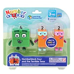 Learning Resources Numberblocks Four and the Terrible Twos, Official Collectible Toys, Includes Numberblocks Four and 2 x the Terrible Two, With Posable Arms for Realistic Play, Suitable for Display