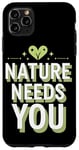 Coque pour iPhone 11 Pro Max Optimisme climatique Journée de la Terre Durabilité Green Future