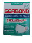 Seabond Denture Fixative Seals, Soft Adhesive Cushion, Last All Day, 15 Uppers