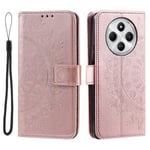 SKALO Xiaomi Redmi 14C Mandala Plånboksfodral - Roséguld Rosa guld