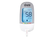 Kinetik Wellbeing Blood Glucose Monitor - Glucometer Kit for Diabetic Home Testing Used by the NHS - Monitor Blood Sugar with Precision - Suitable for Pregnancy - in Association with St John Ambulance