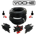 Voche® 46 Metre Micro Irrigation Watering Kit Auto Greenhouse Plant Water System