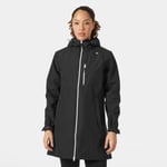 Helly Hansen Dam Long Belfast 3/4 Regnjacka Svart 2XL