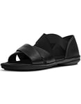 Camper Women's Right Nina K201367 X-Strap Sandal, Black, 7 UK