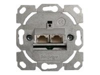 Telegärtner Amj45 M:8/8 K Up/0 Cat.6A - Uttag - Cat 6A - Rj-45 X 2