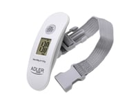 Adler | Travel Luggage Scale | Ad 8189 | Maximum Weight (Capacity) 40 Kg | Accuracy 100 G | White