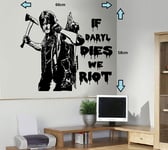 The Walking Dead/Norman Reedus Daryl Dixon Zombies Wall Art Sticker/Decal