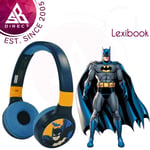 Lexibook Batman Headphones 2-in-1 Bluetooth & Wired│with Mic & Button Control