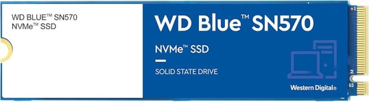 Wd Blue Sn570 2 To High-Performance M.2 Pcie Nvme Ssd,Avec Vitesse De Lecture Jusqu'À 3500 Mo/S