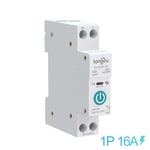 Merkmak - Disjoncteur de commutateur intelligent tuya zigbee 1P 16A Rail din pour maison intelligente commutateur de telecommande sans fil