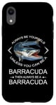 Coque pour iPhone XR Design amusant de Barracuda pour hommes et femmes amateurs de poissons Barracuda