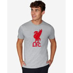 Liverpool T-Shirt Liverbird - Grå - Liverpool FC, storlek X-Large