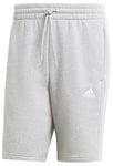 adidas Men Essentials Fleece 3-Stripes Shorts, L Tall