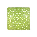 Fond d evier fleurs vert transparent 32x32cm - IDMAT