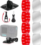 Support magnétique pour GoPro, Support magnétique pour Voiture avec Support adhésif 3M pour Hero 12/11/10/9/8/7/6/5/4/3 et Autres caméras d'action