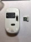 White Wireless MINI Keyboard & Mouse for LG 55 LM649S SMART TV Television