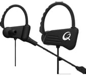 Q-PAD QH5 Gaming Earbuds - Black, Black