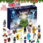 ChristmasMine craft Figure 24 Days Countdown Advent Calendar 2023 Surprise GiftS