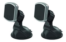 Scosche MPWD2PK-UB MagicMount Pro Magnetic Car Phone Holder Mount with Suction Cup - 360 Degree Adjustable Head, Universal with All Devices - Suction Mount - Pack of 2