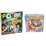 Hasbro Gaming Clue Junior Board Game for Kids Ages 5 and Up, Case of the Broken Toy, Classic Mystery Game for 2-6 Players,4.13 x 26.67 x 26.67 cm & Kerplunk Game