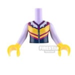 LEGO Friends Mini Figure Torso - Lavender Ski Vest