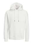 JACK & JONES JJESTAR Basic Sweat Hood Sweatshirt à Capuche, Cloud Dancer, L Homme