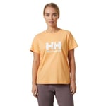 Helly Hansen Womens W HH Logo T-Shirt 2.0 - Miami Peach, L