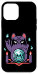 Coque pour iPhone 12 mini Chat japonais ManekiNeko - Bad Luck - Adorable chat gothique