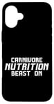 iPhone 16 Plus Carnivore Nutrition Beast On Protein Diet Strength Case