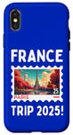 Coque pour iPhone X/XS Tour Eiffel 2025 assortie en France