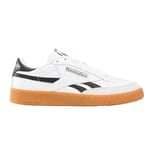 Reebok Homme Club C Revenge Vintage Basket, Caoutchouc Blanc et Noir, 44.5 EU