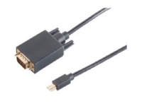 shiverpeaks BS10-54035, 2 m, VGA (D-Sub), Mini DisplayPort, Hankoppling, Hankoppling, Guld