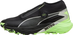 Puma Voyage Nitro 3 Disc Womens Trail Running Shoes Black Offroad Cushioned Run