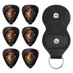 Scorpion Mortal Kombat Lot de 6 médiators pour guitare électrique, acoustique ou basse 0,46 0,71 0,96 mm