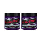 Manic Panic Violet Night Classic Creme Vegan Semi Permanent Hair Dye 2x 118ml