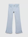 Mango Kids' Flared Jeans, Lt-Pastel Blue