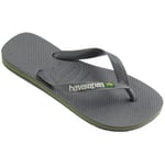 Havaianas Brasil Logo Grå Str 41/42