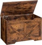 HOOBRO Wooden Storage Chest Trunk, Storage Bench with Lid, Large Toy Box with