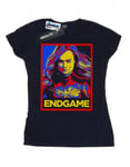 Marvel Womens/Ladies Avengers Endgame Captain Marvel Poster Cotton T-Shirt - L