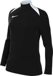 Nike FD7669-010 Dri-FIT Academy Pro 24 Drill Top K Sweatshirt Women's Black/Black/White/White Size 2XL