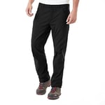 Berghaus Men's Ortler 2.0 Walking Trousers, Water Resistant, Comfortable Fit, Breathable Pants, Black, 38 Short