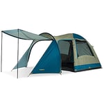 OZtrail Tasman 4V Plus Dome Tent Unisex-Youth, Multicolour, Standard