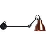 DCWéditions Lampe Gras N°204 L40 SW Vegglampe, Kobber Stål