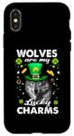 iPhone X/XS Wolves Are My Lucky Charms St Patricks Day Irish Wolf Case