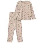 Wheat GOTS Mila Blommig Pyjamas Ljuslila | Lila | 92 cm