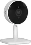 Caméra Surveillance WiFi intérieure, Full HD, Vision nocturne, Visionnage et Alerte en temps réel sur appli, Audio bidirectionnel, Détection de personnes et animaux, Compatible Alexa, Google Home