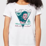 Star Wars Lando Rock Poster Women's T-Shirt - White - M